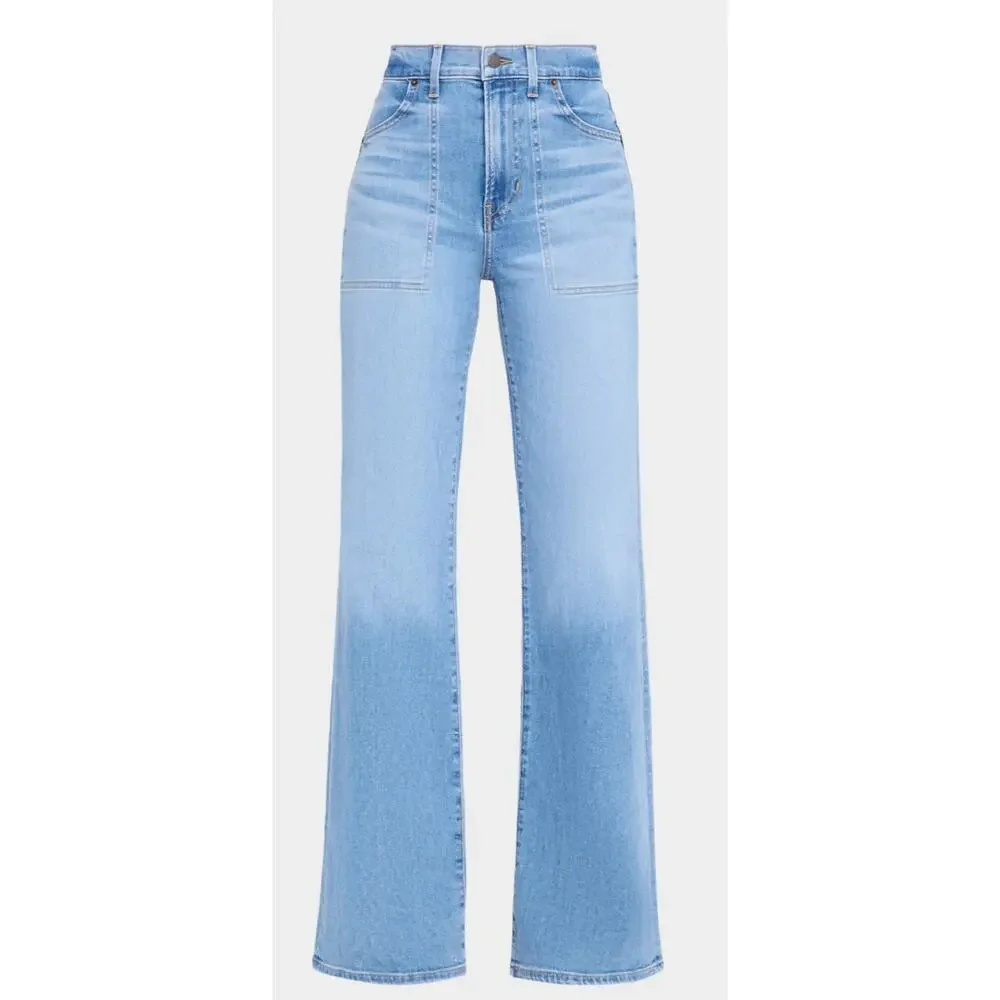 Veronica Beard Crosbie Wide Leg High Rise Ladies Jeans Size 25
